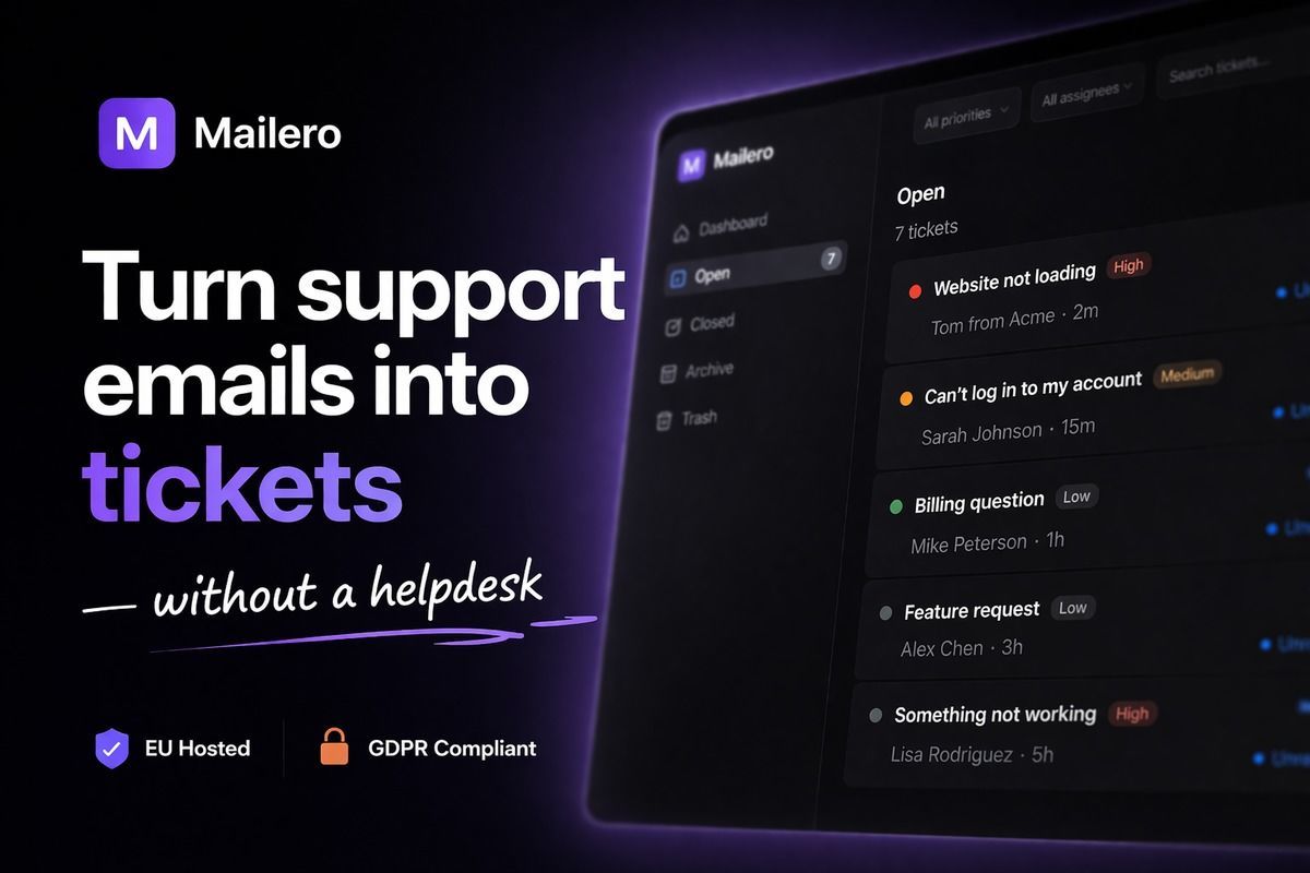 Mailero: A Solu��o Inovadora para Gerenciamento de Suporte ao Cliente Sem Helpdesk